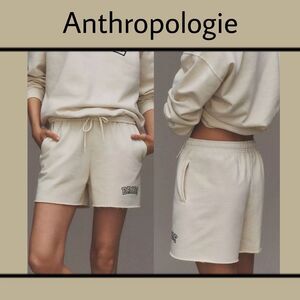 By Anthropologie Weddings Bride Shorts Beige Small NWT (flaw)